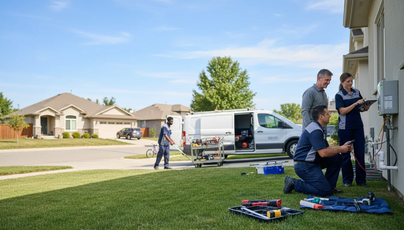 Tankless water heater service in Charles City, IA